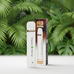 Frozen Peach – Happy Hemp H3 Ultra Vape (98% CBD, 1000 mg / 1 ml / ca. 500 Züge)